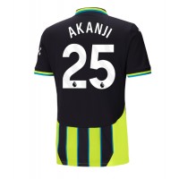 Camiseta Manchester City Manuel Akanji #25 Visitante Equipación 2024-25 manga corta